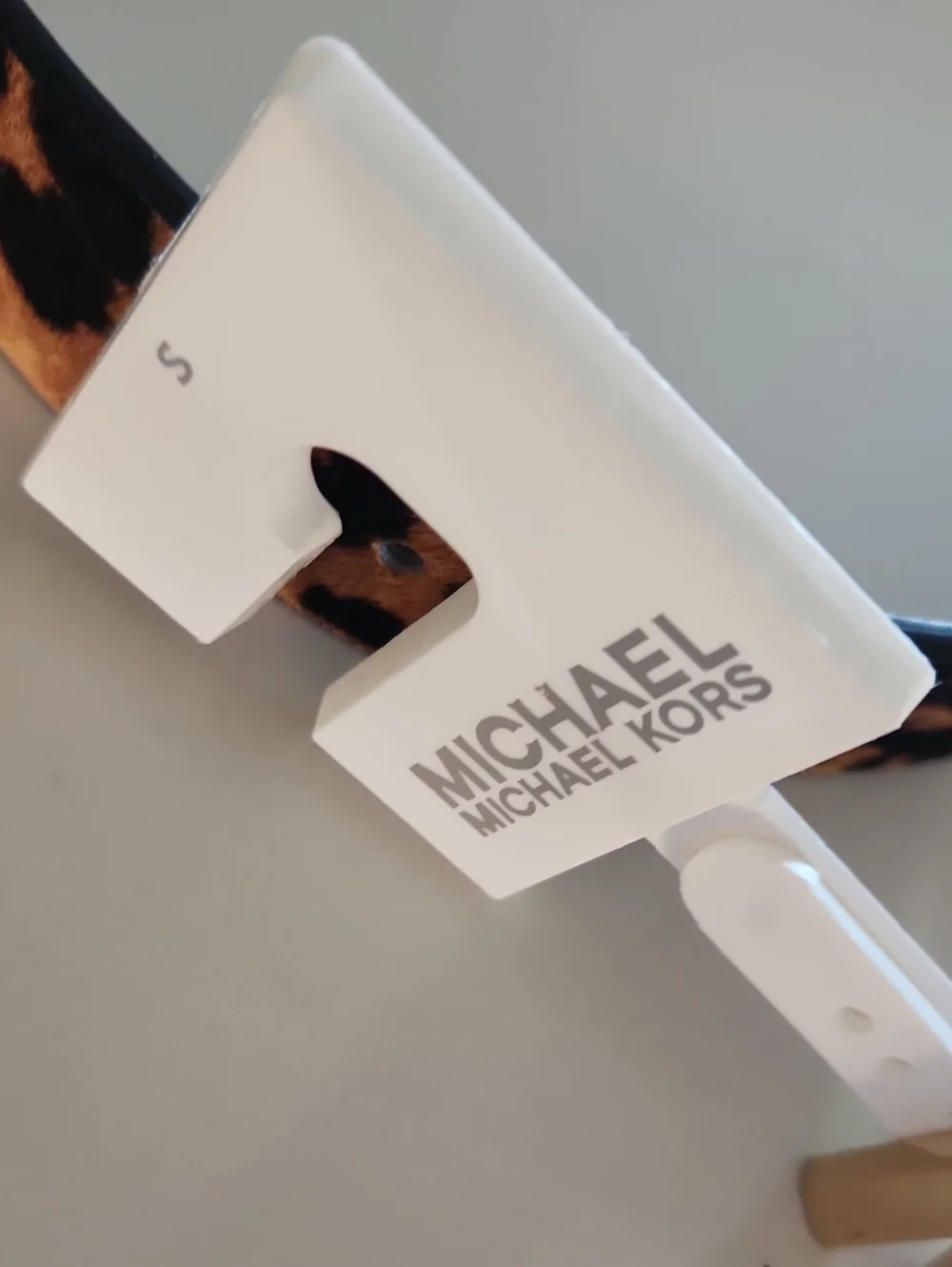 NEW Michael Kors Karli Calf Hair Belt